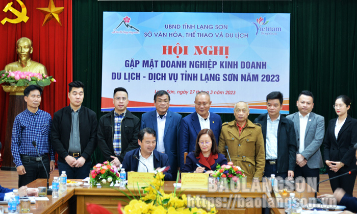 Lạng Sơn: Gặp mặt doanh nghiệp kinh doanh du lịch - dịch vụ - Ảnh 3.