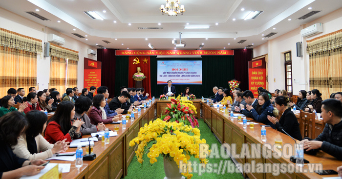 Lạng Sơn: Gặp mặt doanh nghiệp kinh doanh du lịch - dịch vụ - Ảnh 1.