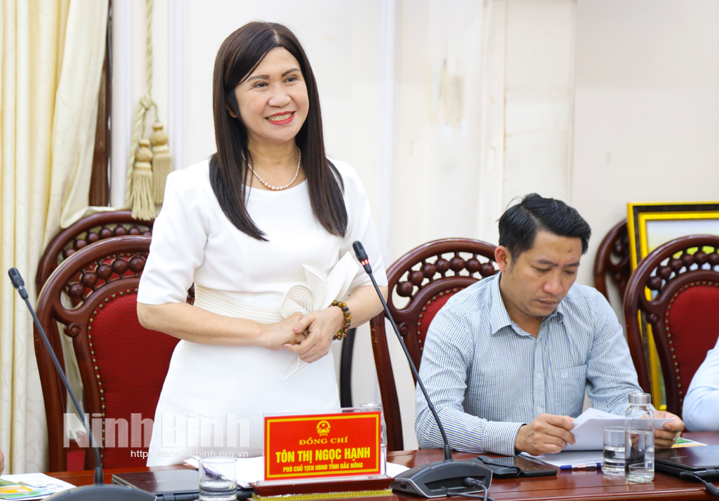 Ninh Bình và Đắk Nông trao đổi kinh nghiệm trong phát triển du lịch - Ảnh 3.