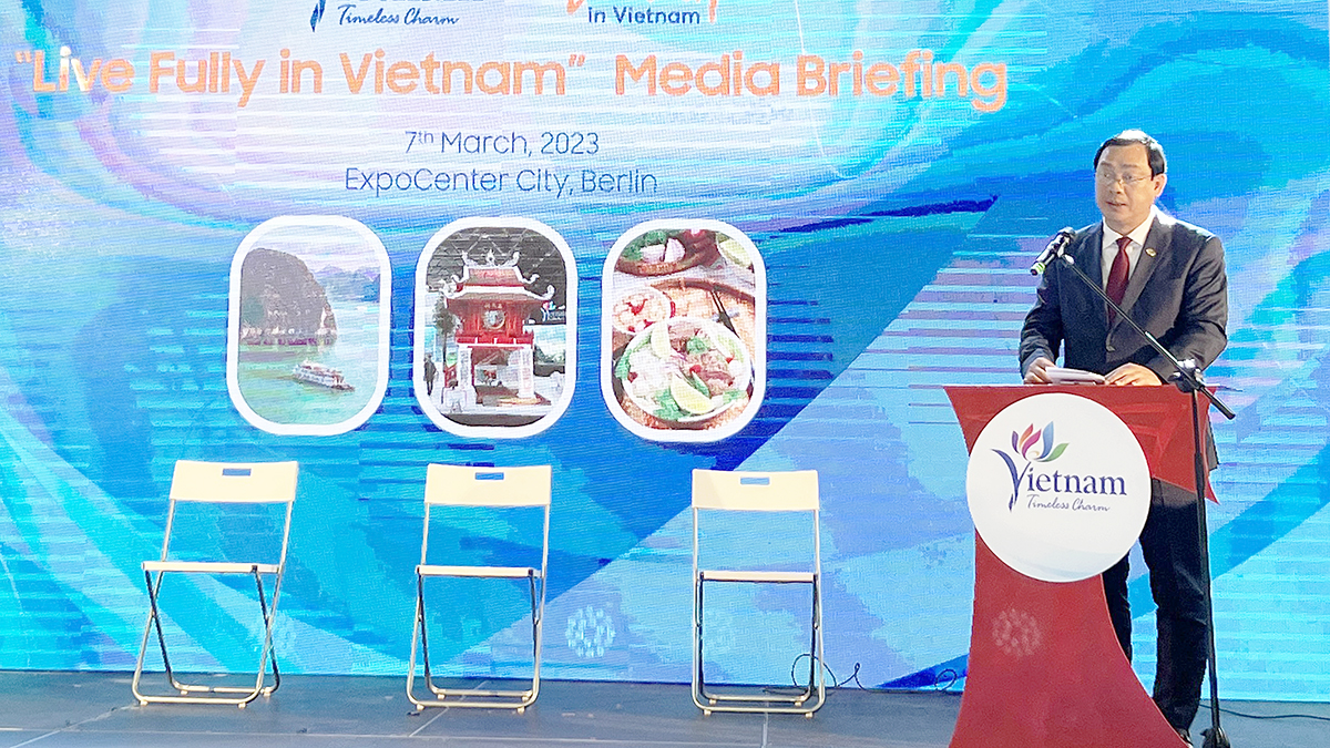 Từ ITB Berlin 2023: Việt Nam tràn đầy sức sống, sẵn sàng chào đón du khách quốc tế quay lại để có trải nghiệm trọn vẹn - Ảnh 1.