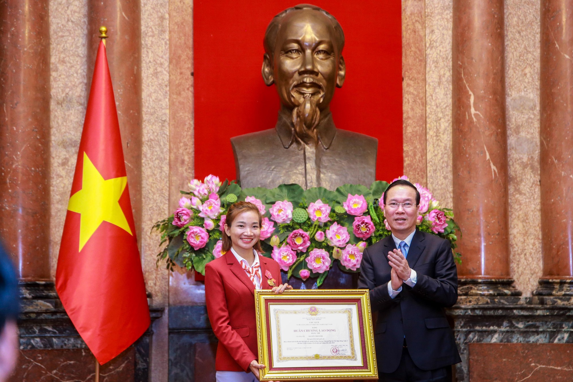 Chủ tịch nước biểu dương Đoàn thể thao Việt Nam sau SEA Games 32 - Ảnh 6.