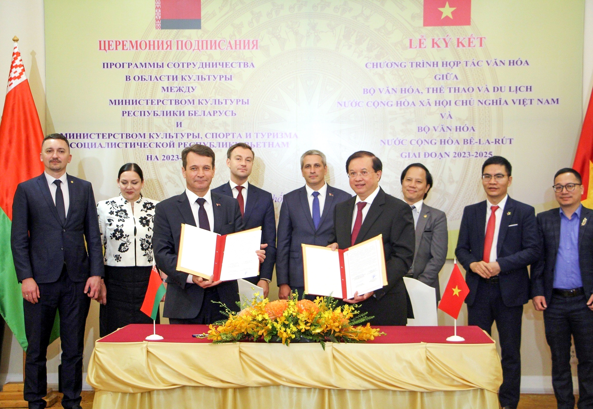 Việt Nam và Belarus ký Chương trình hợp tác văn hóa giai đoạn 2023-2025 - Ảnh 2.