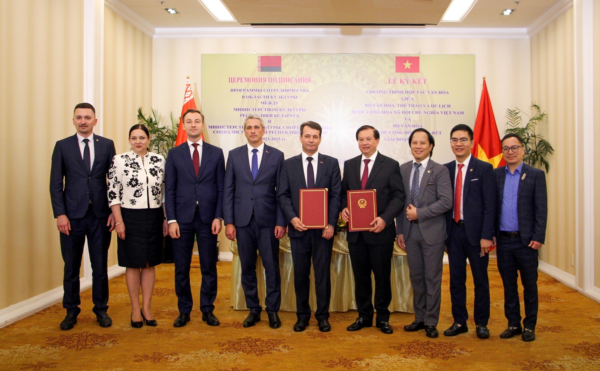 Việt Nam và Belarus ký Chương trình hợp tác văn hóa giai đoạn 2023-2025 - Ảnh 3.