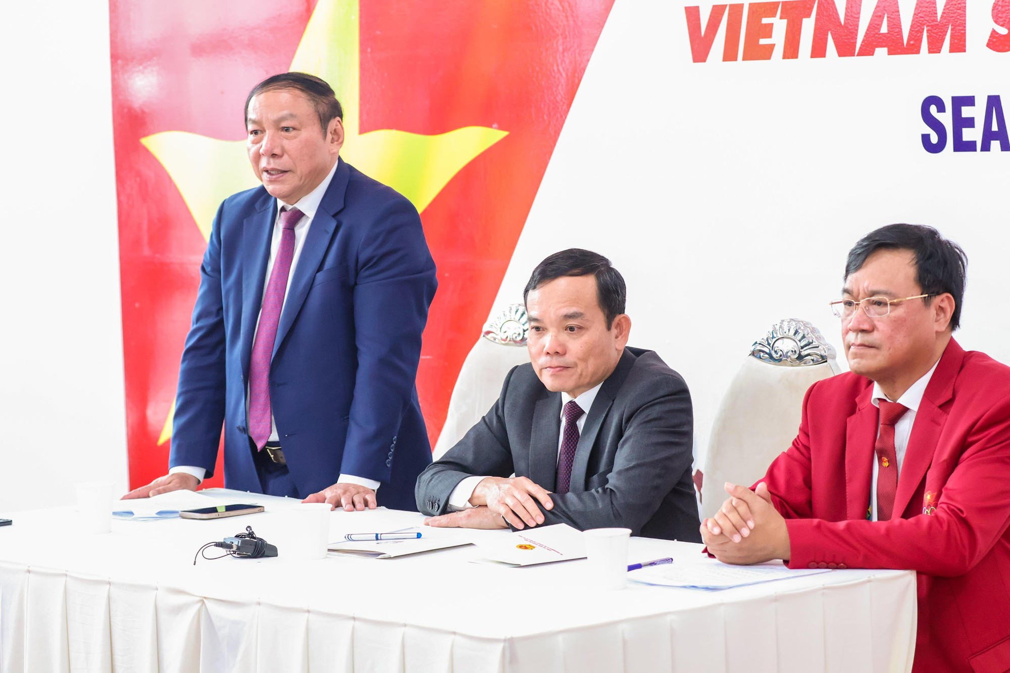 Phó Thủ tướng Trần Lưu Quang tin tưởng Đoàn Thể thao Việt Nam sẽ hoàn thành chỉ tiêu đề ra tại SEA Games 32 - Ảnh 2.