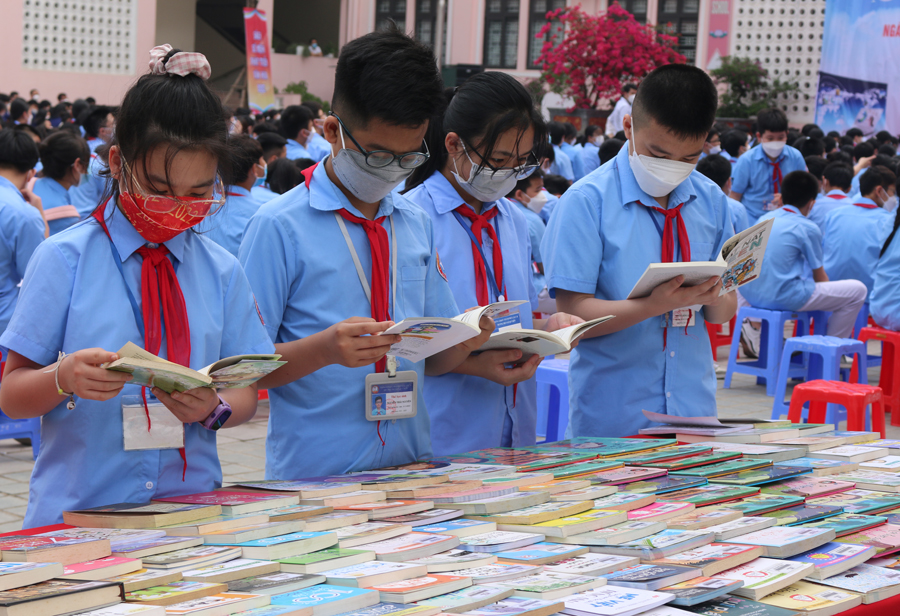 Lào Cai tổ chức Cuộc thi Đại sứ Văn hóa đọc năm 2023 - Ảnh 1.