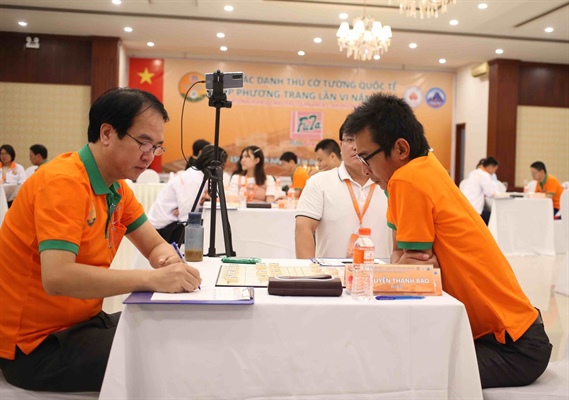 Xác định các cặp đấu tứ kết tại giải cờ tướng quốc tế lớn nhất Việt Nam - Ảnh 2.