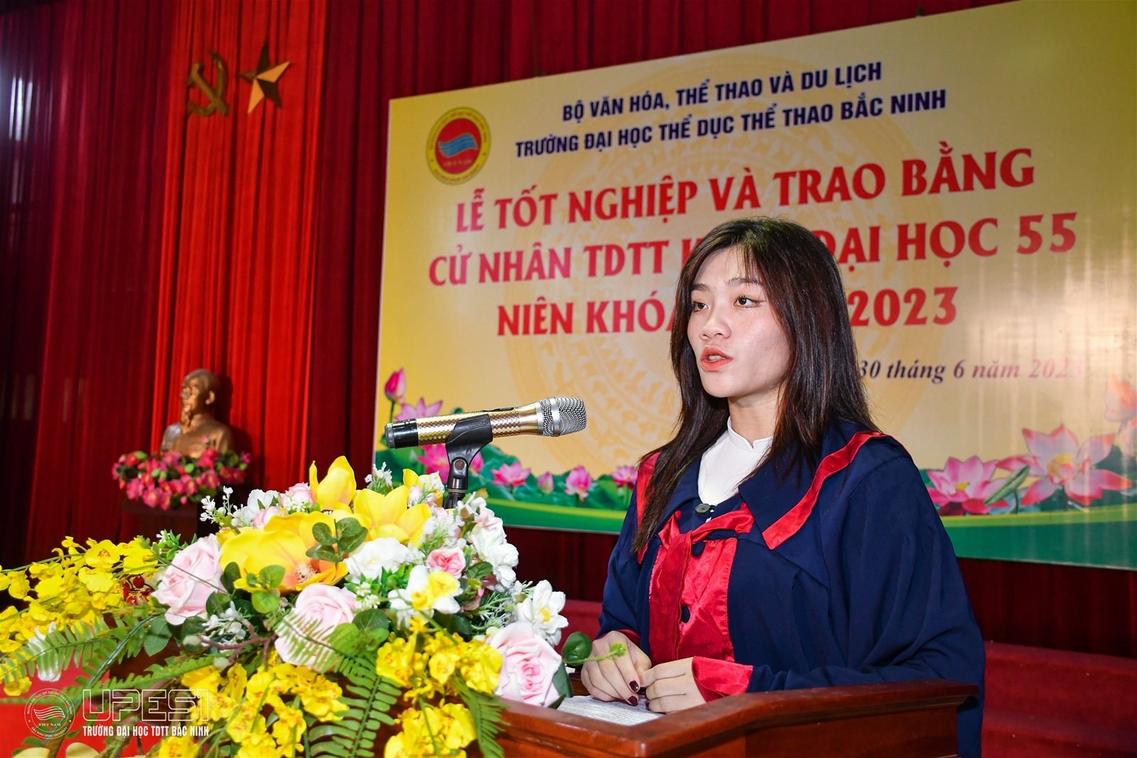 Trường Đại học TDTT Bắc Ninh - Lễ tốt nghiệp và trao bằng cử nhân TDTT năm 2023 - Ảnh 3.