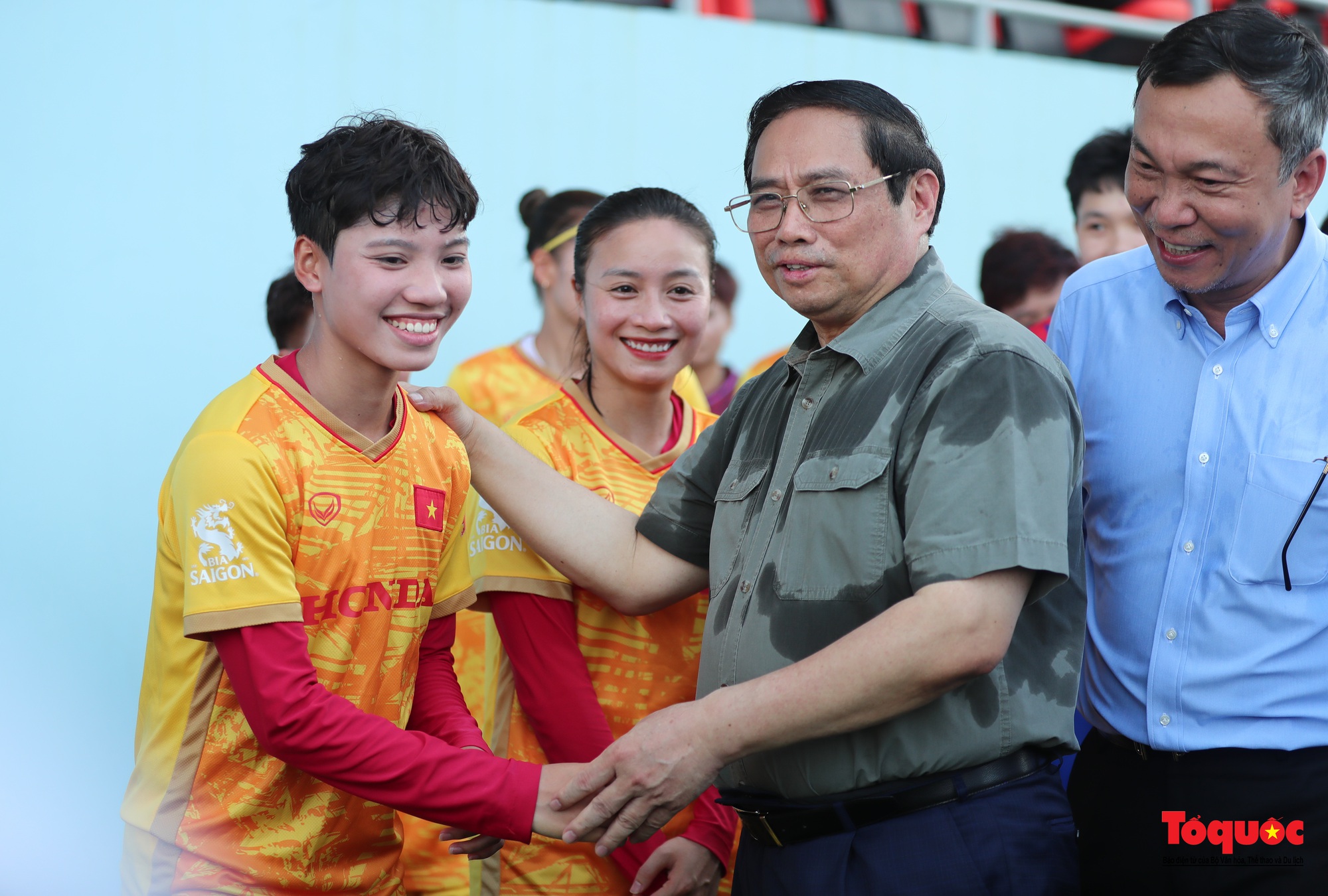 Thủ tướng gặp mặt, động viên Đội tuyển bóng đá nữ trước khi lên đường dự World Cup 2023 - Ảnh 14.