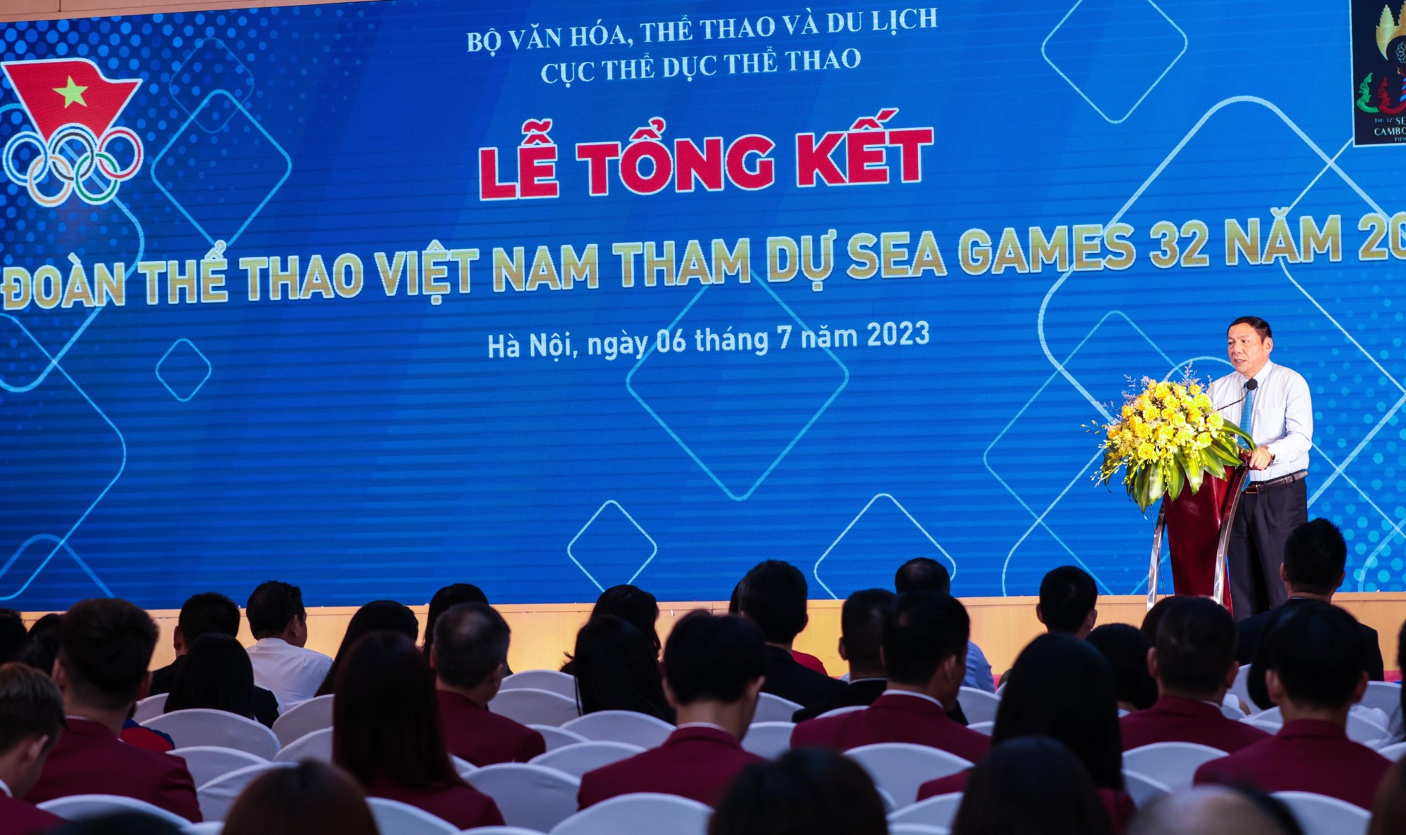Bộ trưởng Nguyễn Văn Hùng: Thể thao biểu thị cho tinh thần yêu nước, sự đoàn kết và tạo động lực tinh thần cho nhân dân - Ảnh 3.