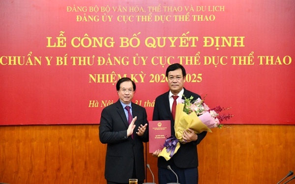 Ông Đặng Hà Việt giữ chức Bí thư Đảng ủy Cục TDTT - Ảnh 1.