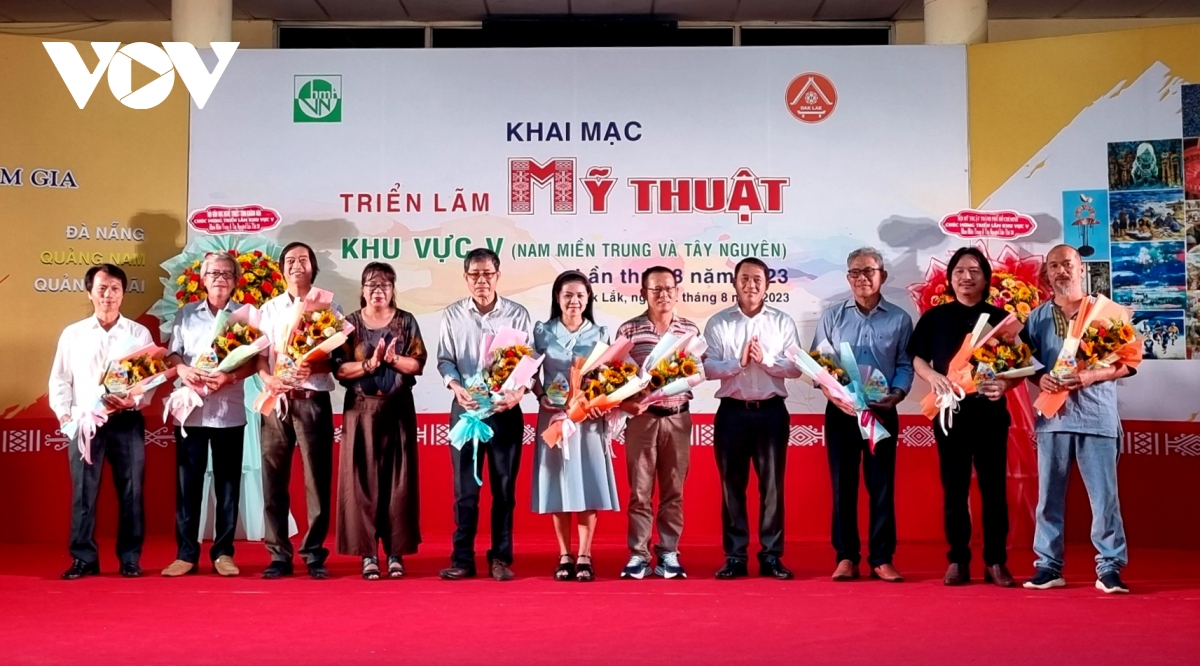 Khai mạc triển lãm mỹ thuật khu vực Nam miền Trung và Tây Nguyên - Ảnh 3.