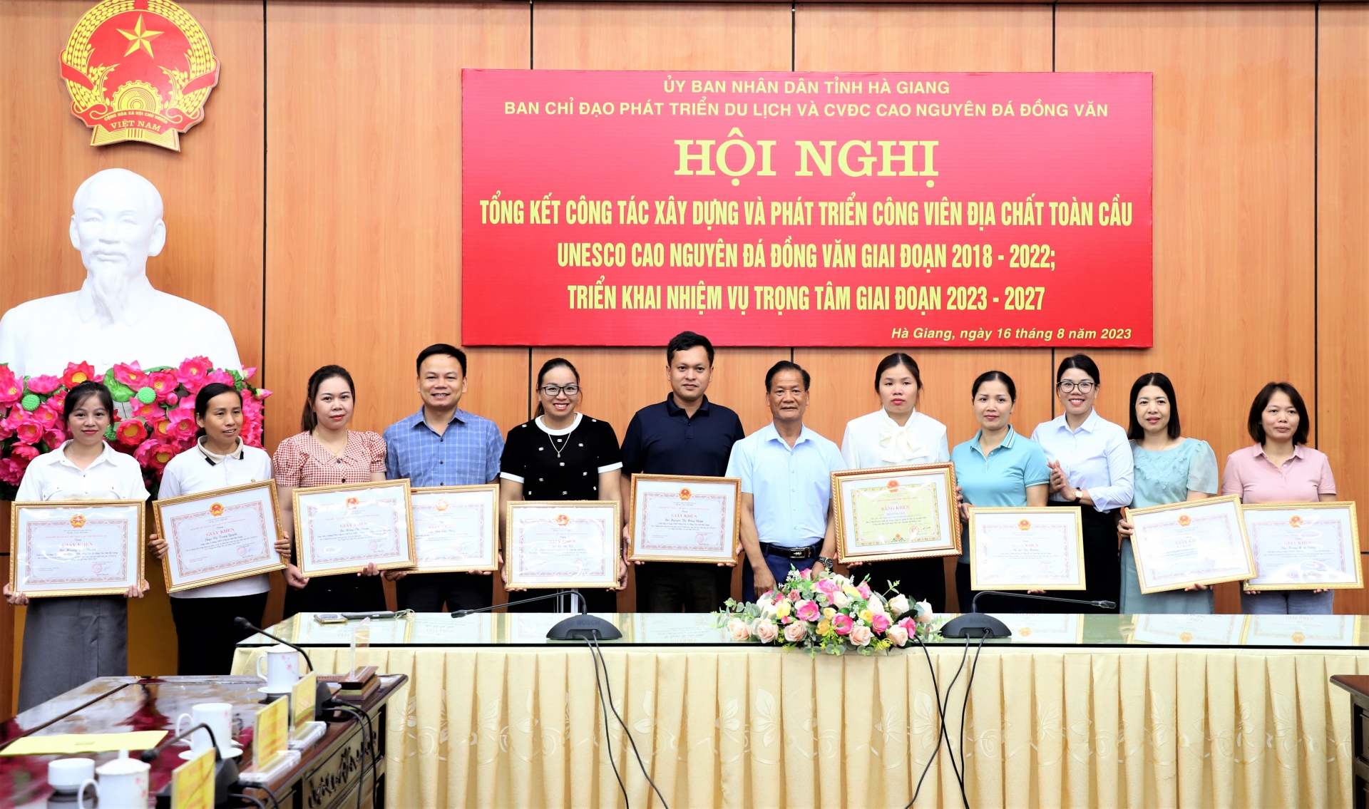 Hà Giang: Tổng kết công tác xây dựng và phát triển Công viên Địa chất toàn cầu Unesco Cao nguyên đá Đồng Văn giai đoạn 2018 – 2022 - Ảnh 9.