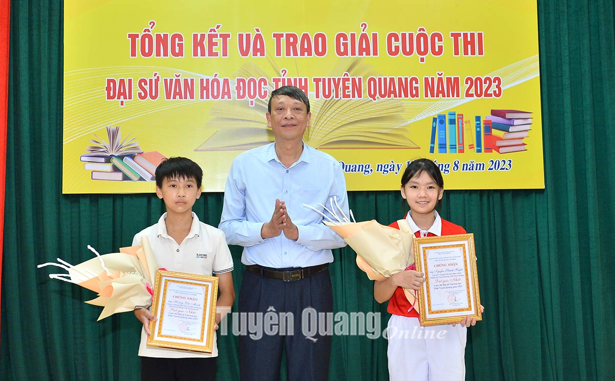 Tổng kết và trao giải Cuộc thi Đại sứ văn hóa đọc tỉnh Tuyên Quang năm 2023 - Ảnh 2.