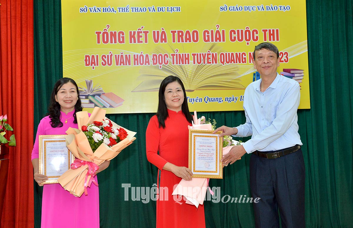 Tổng kết và trao giải Cuộc thi Đại sứ văn hóa đọc tỉnh Tuyên Quang năm 2023 - Ảnh 1.