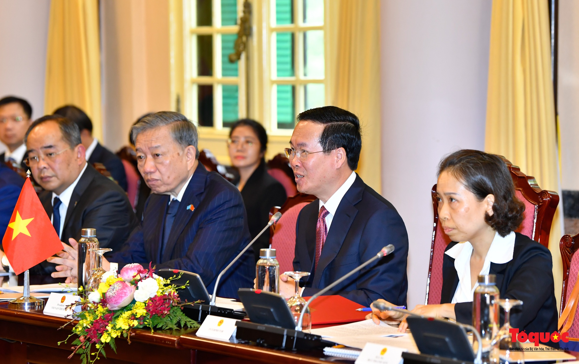 Chủ tịch nước chủ trì lễ đón Tổng thống Kazakhstan - Ảnh 11.