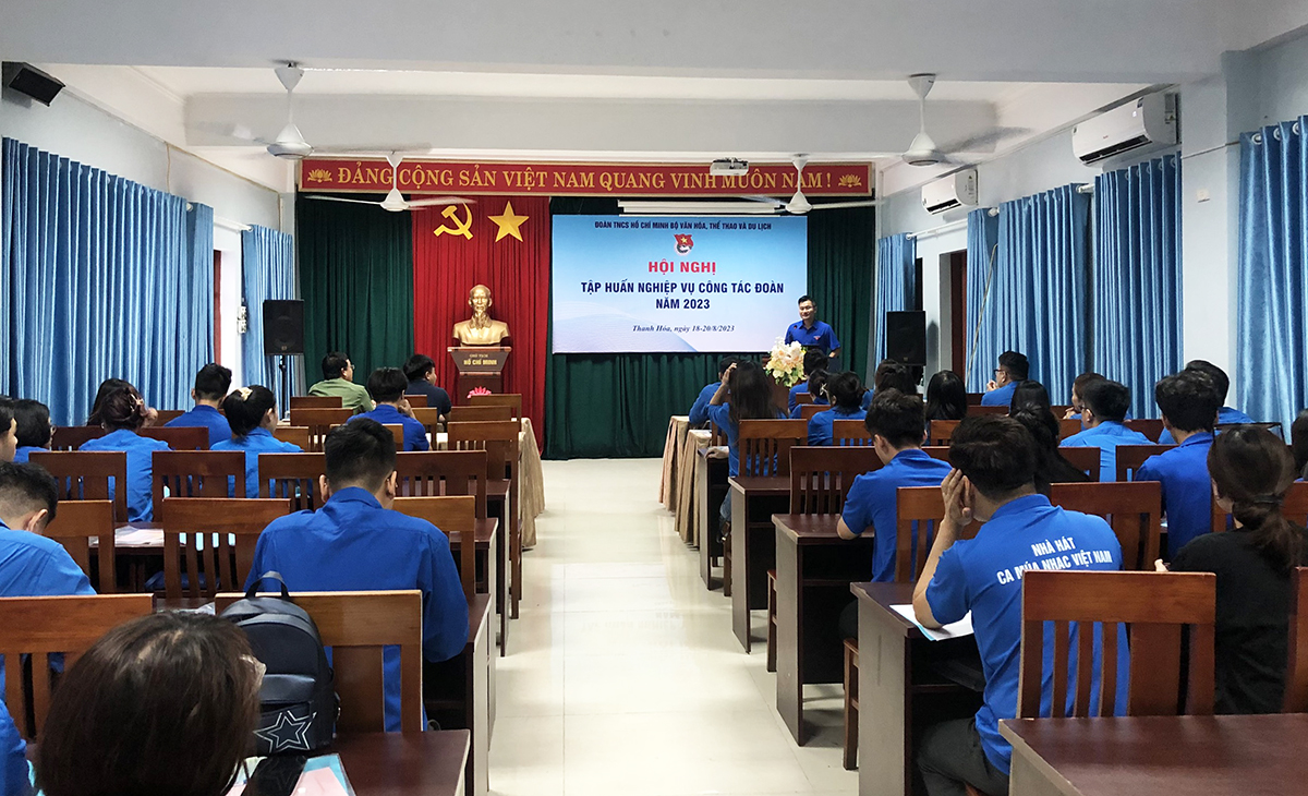 Đoàn Thanh niên Cục Du lịch Quốc gia Việt Nam tham dự tập huấn nghiệp vụ công tác Đoàn năm 2023 - Ảnh 1.