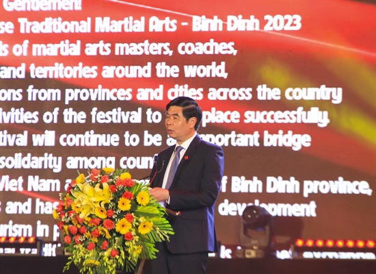 Khai mạc Liên hoan Quốc tế võ cổ truyền Việt Nam lần thứ 8 - Ảnh 3.