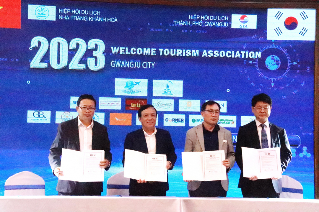 Hiệp hội Du lịch Nha Trang - Khánh Hòa ký kết hợp tác với Hiệp hội Du lịch thành phố Gwangju - Hàn Quốc - Ảnh 1.