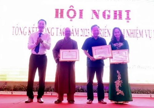 Hội Bảo tồn Di sản văn hóa và Du lịch tâm linh tỉnh Khánh Hoà tổng kết công tác năm 2023 - Ảnh 1.