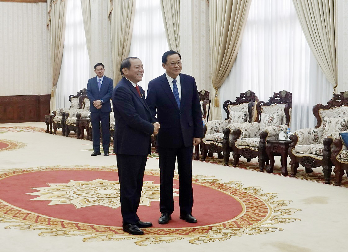Thủ tướng Lào tiếp xã giao các Bộ trưởng Du lịch ASEAN dự ATF 2024 - Ảnh 2.