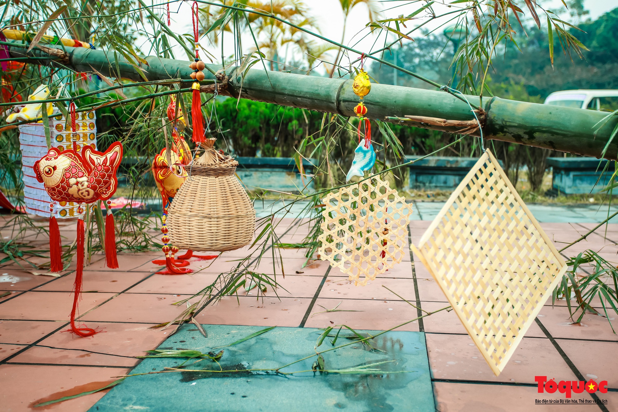 Lễ dựng cây nêu đón Tết Xuân Giáp Thìn tại Làng Văn hóa-Du lịch - Ảnh 3.