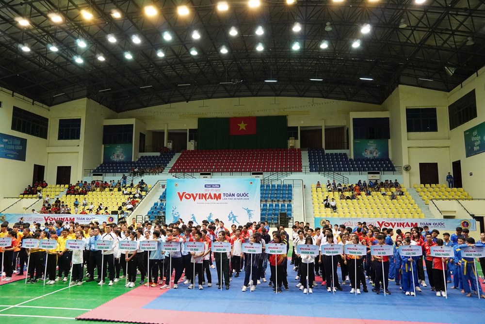 Khai mạc giải vô địch Vovinam toàn quốc năm 2024 - Ảnh 1.