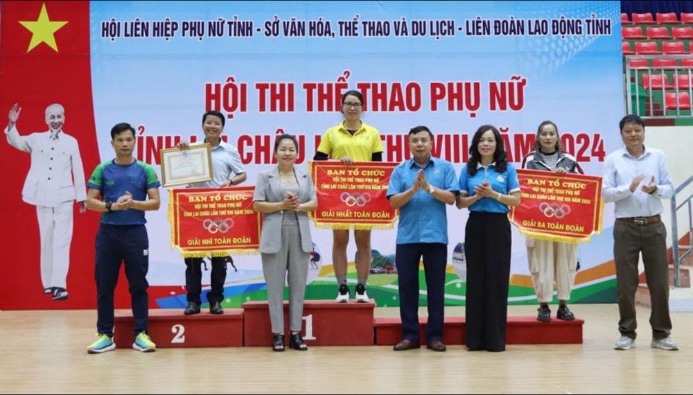 Hội thi thể thao phụ nữ Lai Châu lần thứ VIII năm 2024 - Ảnh 1.