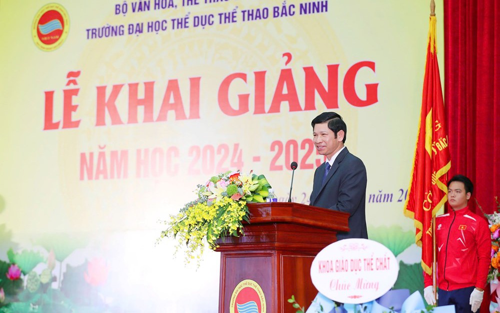 Trường Đại học TDTT Bắc Ninh khai giảng năm học mới