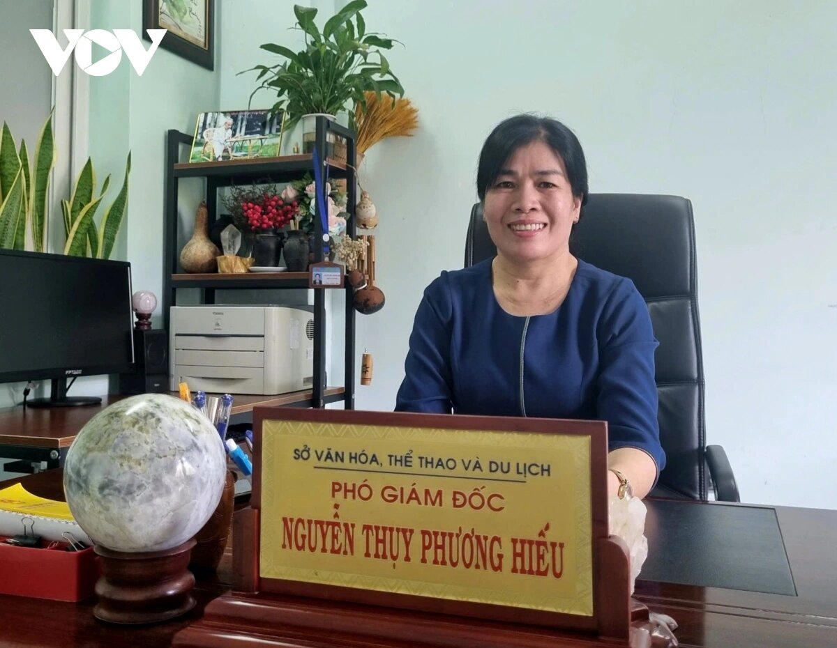 Bà Nguyễn Thụy Phương Hiếu - Phó Giám đốc Sở Văn hóa, Thể thao và Du lịch Đắk Lắk