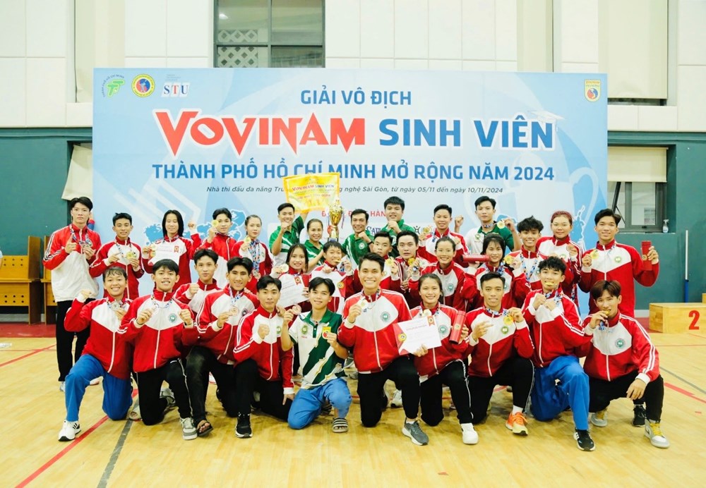 Trường Đại học TDTT TP.HCM nhất toàn đoàn Giải Vovinam sinh viên TP.HCM mở rộng 2024 - Ảnh 2.