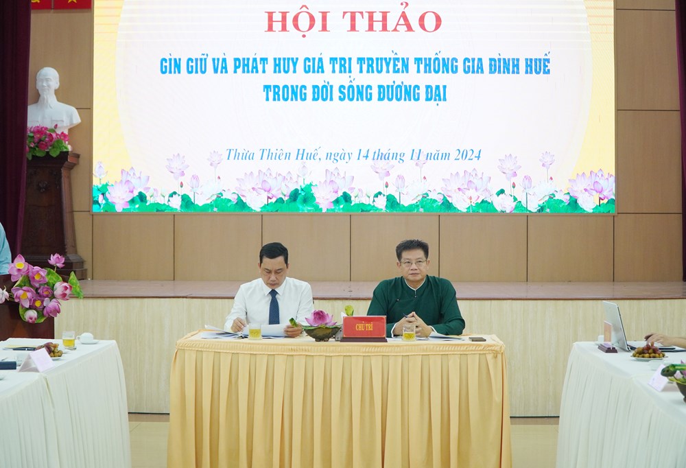 Giữ gìn và phát huy giá trị truyền thống gia đình Huế trong đời sống đương đại - Ảnh 3.