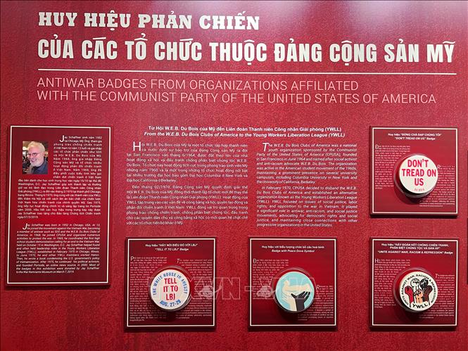 Thành phố Hồ Chí Minh trưng bày chuyên đề về huy hiệu phản chiến - Ảnh 1.