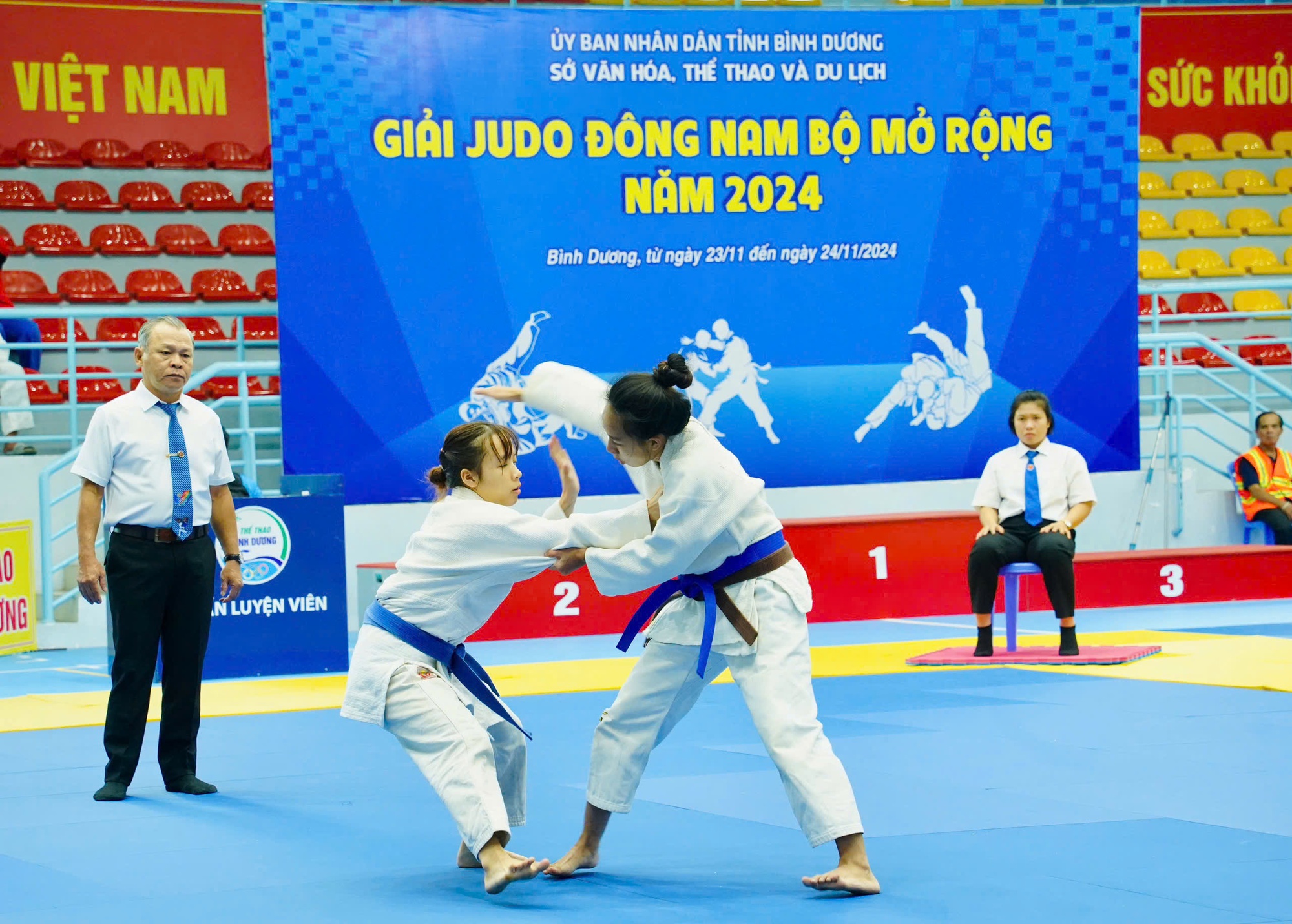 Sôi động Lễ khai mạc Giải Judo Đông Nam bộ mở rộng năm 2024 - Ảnh 4.