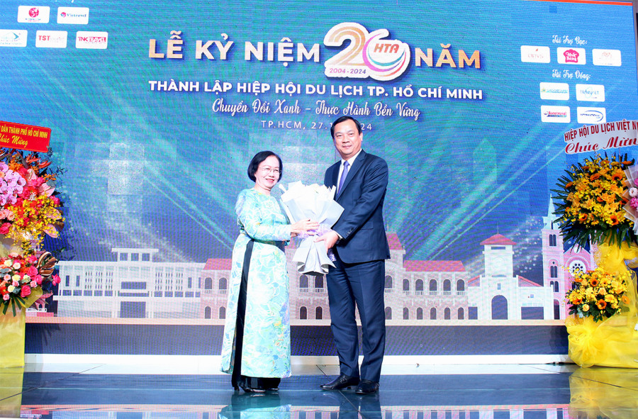 Cục trưởng Nguyễn Trùng Khánh dự lễ kỷ niệm 20 năm thành lập Hiệp hội Du lịch TP. Hồ Chí Minh - Ảnh 5.