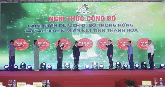 Công bố 12 tuyến du lịch đi bộ trong rừng các huyện miền núi Thanh Hóa - Ảnh 1.