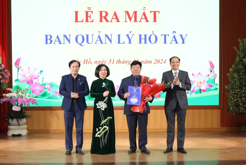 Hà Nội: Ra mắt Ban quản lý Hồ Tây - Ảnh 1.