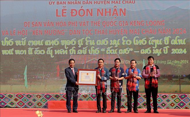 Keng Loóng và Lễ hội Xên Mường đón nhận Di sản Văn hóa phi vật thể quốc gia - Ảnh 1.