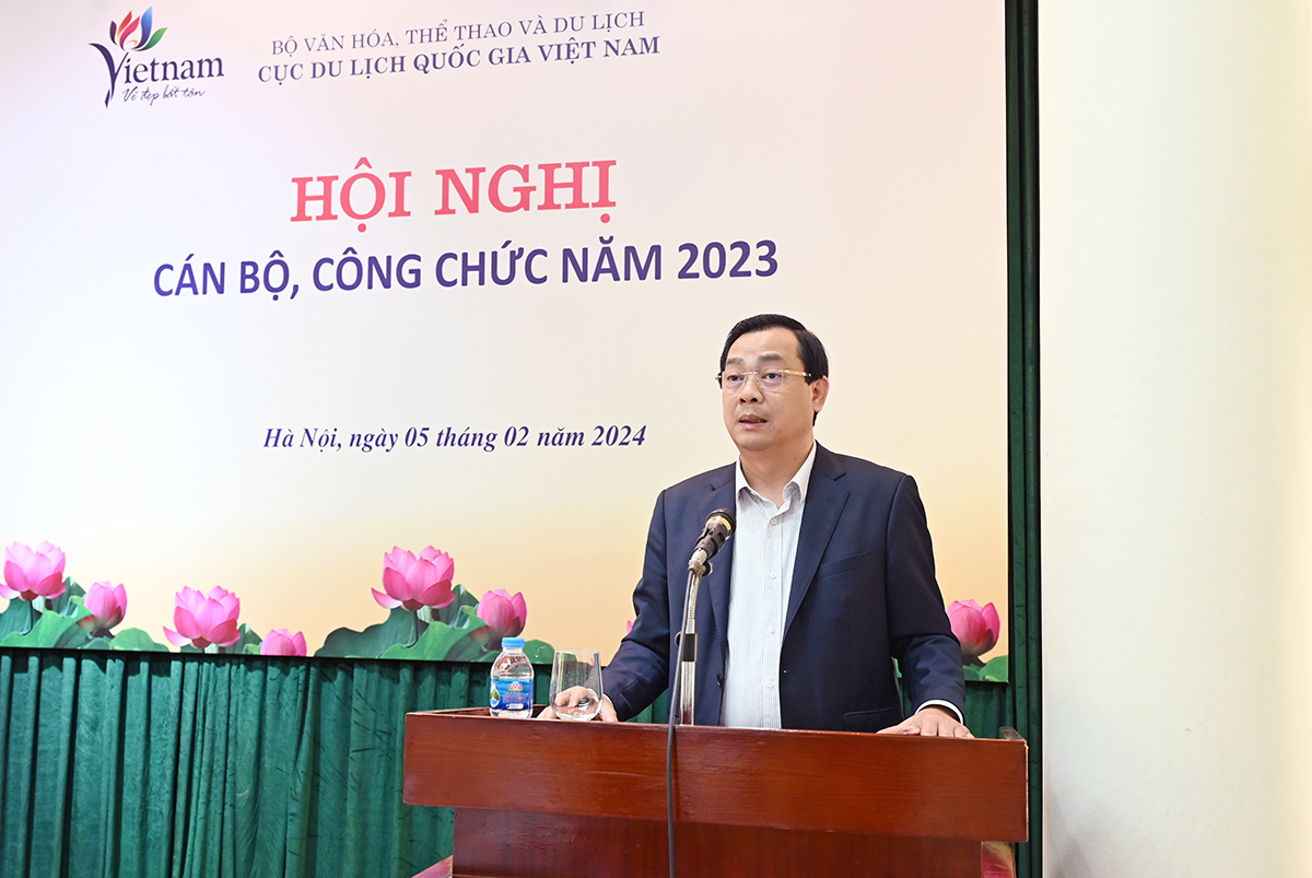 Cục Du lịch Quốc gia Việt Nam tổ chức Hội nghị cán bộ, công chức năm 2023 - Ảnh 5.