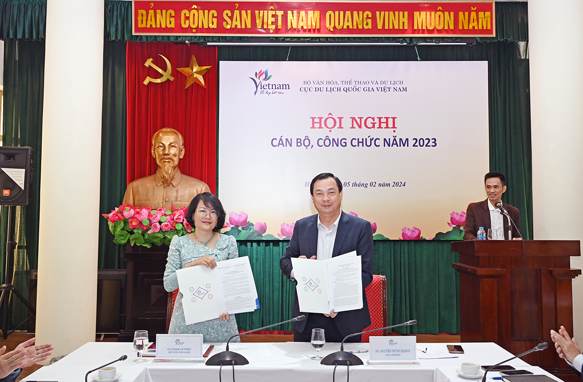 Cục Du lịch Quốc gia Việt Nam tổ chức Hội nghị cán bộ, công chức năm 2023 - Ảnh 6.