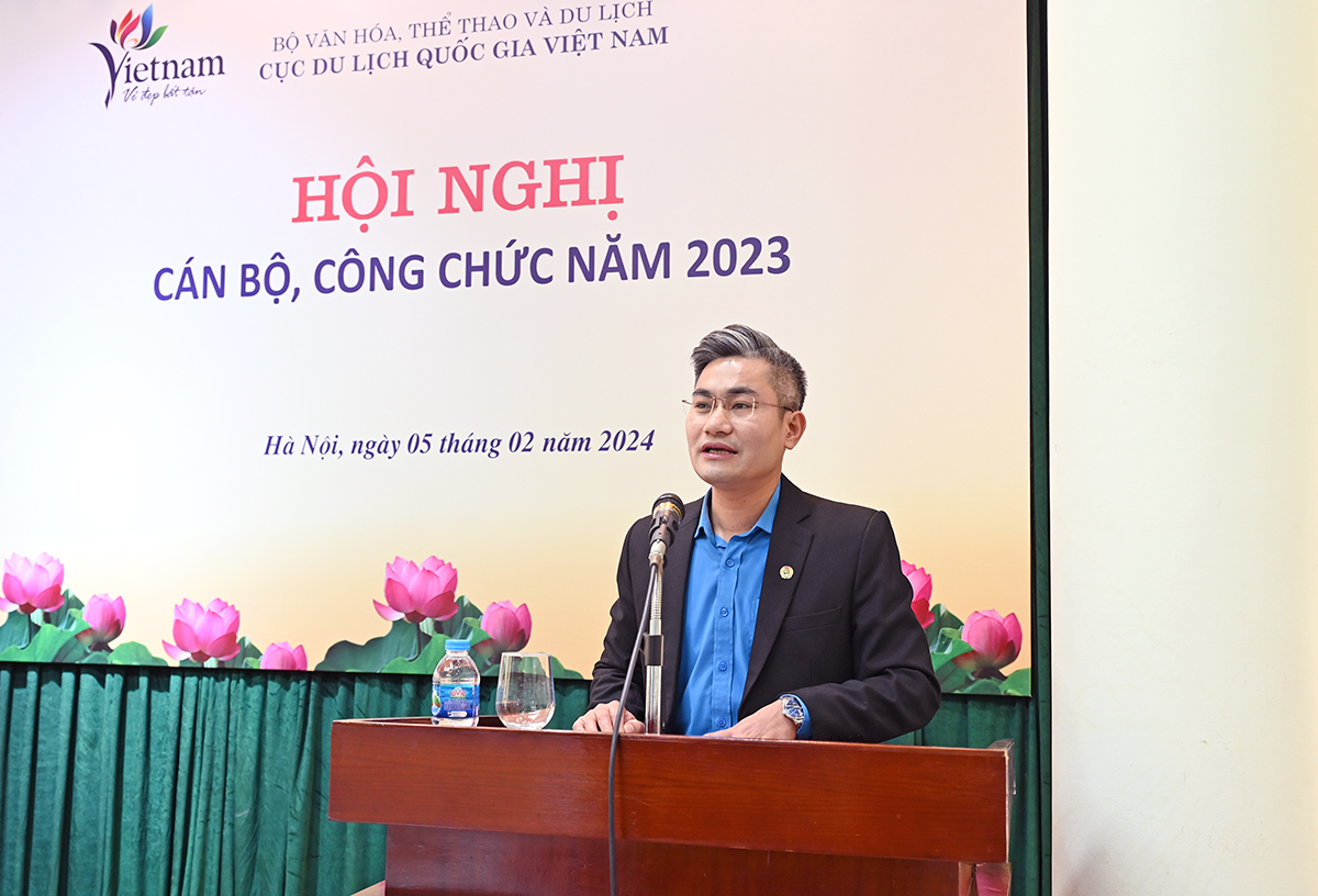 Cục Du lịch Quốc gia Việt Nam tổ chức Hội nghị cán bộ, công chức năm 2023 - Ảnh 4.