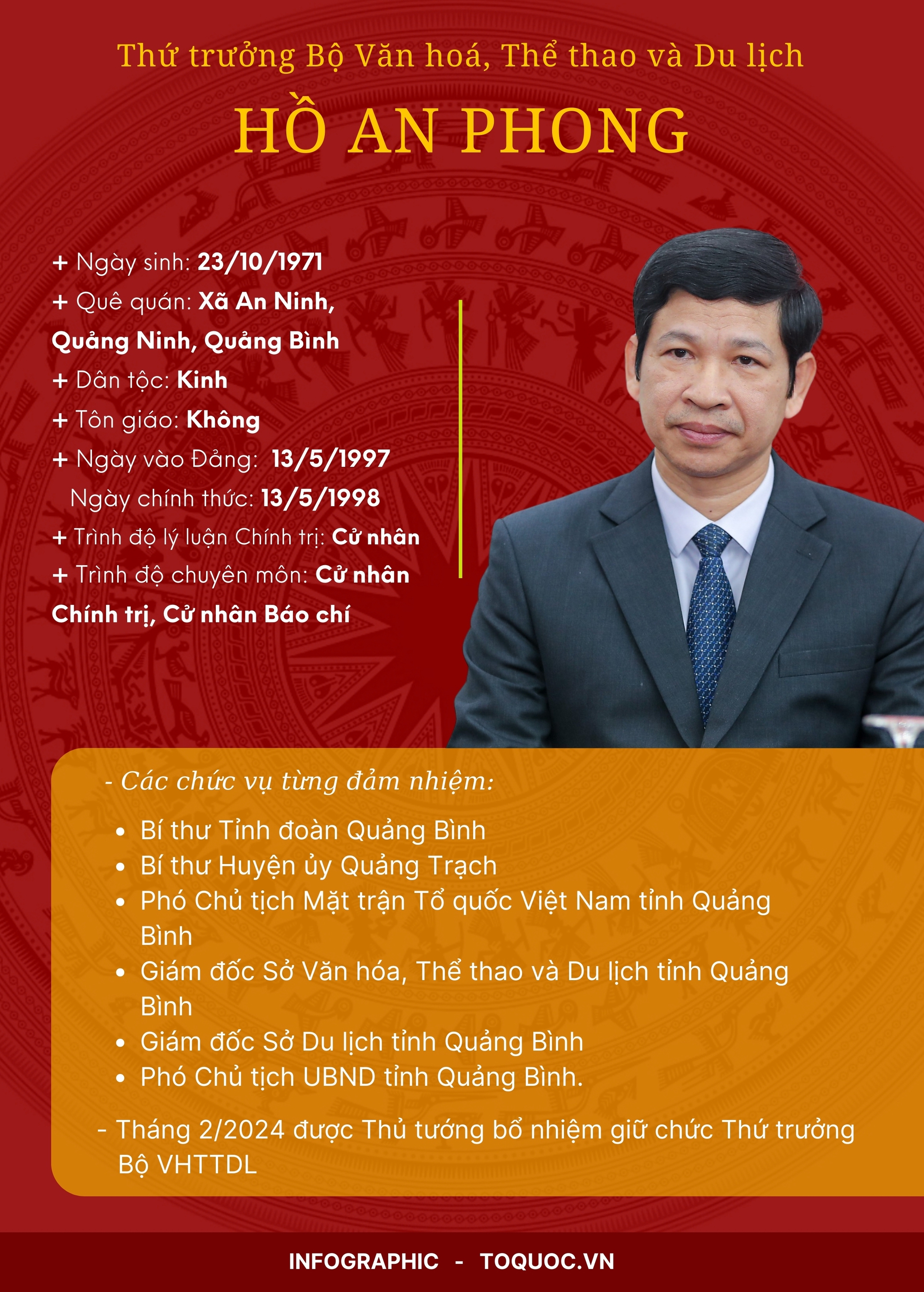 Trao quyết định bổ nhiệm ông Hồ An Phong giữ chức Thứ trưởng Bộ VHTTDL - Ảnh 6.