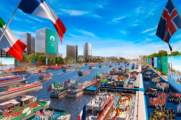180 chiếc thuyền được đưa vào phục vụ Lễ khai mạc Thế vận hội Olympic mùa hè Paris 2024 - Ảnh 1.