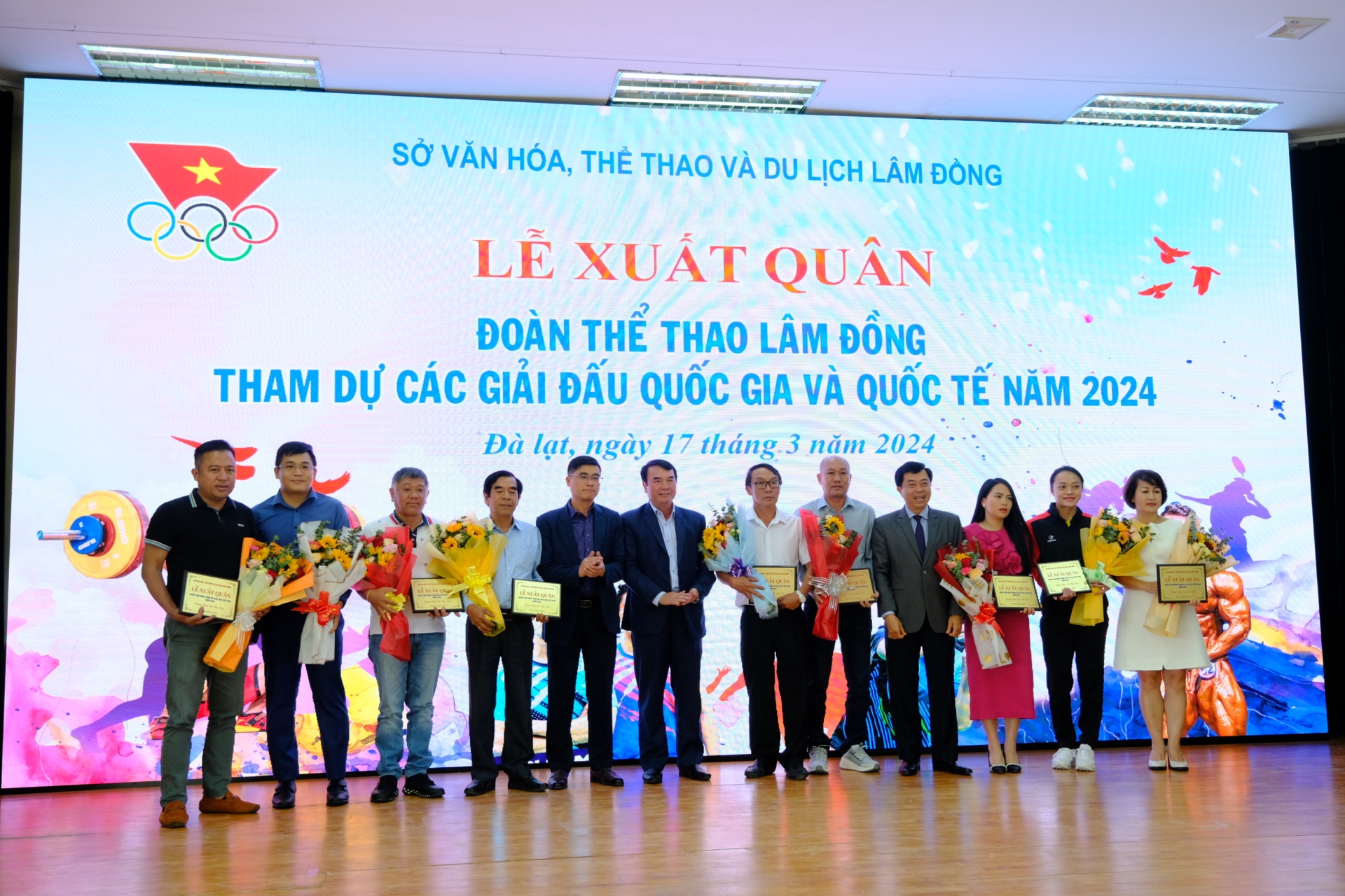 Đoàn Thể thao Lâm Đồng xuất quân tham gia các giải quốc gia, quốc tế năm 2024 - Ảnh 3.