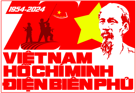 Phát hành bộ tranh cổ động tuyên truyền kỷ niệm 70 năm Ngày Chiến thắng Điện Biên Phủ (7/5/1954-7/5/2024) - Ảnh 1.