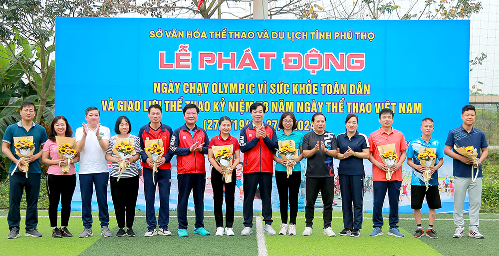 Phú Thọ: Phát động Ngày chạy Olympic vì sức khỏe toàn dân - Ảnh 1.