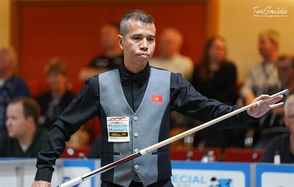 Việt Nam vô địch giải Billiards Carom 3 băng đồng đội thế giới - Ảnh 1.