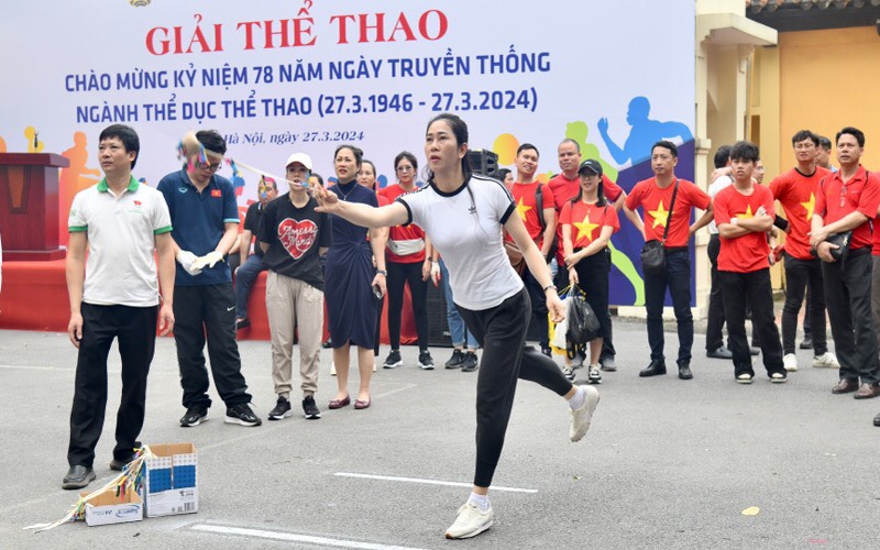 Công đoàn Cục TDTT tổ chức giải thể thao chào mừng 78 năm ngày Thể thao Việt Nam - Ảnh 3.