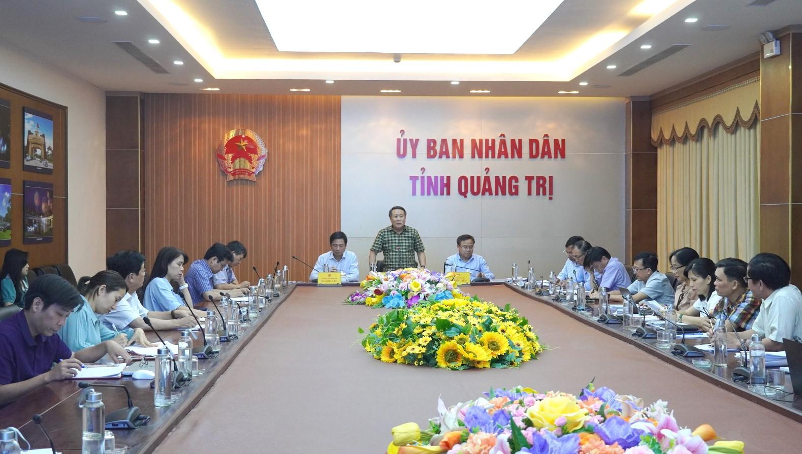   UBND tỉnh Quảng Trị làm việc về công tác chuẩn bị tổ chức Lễ hội Vì Hòa bình lần thứ Nhất - năm 2024 - Ảnh 1.