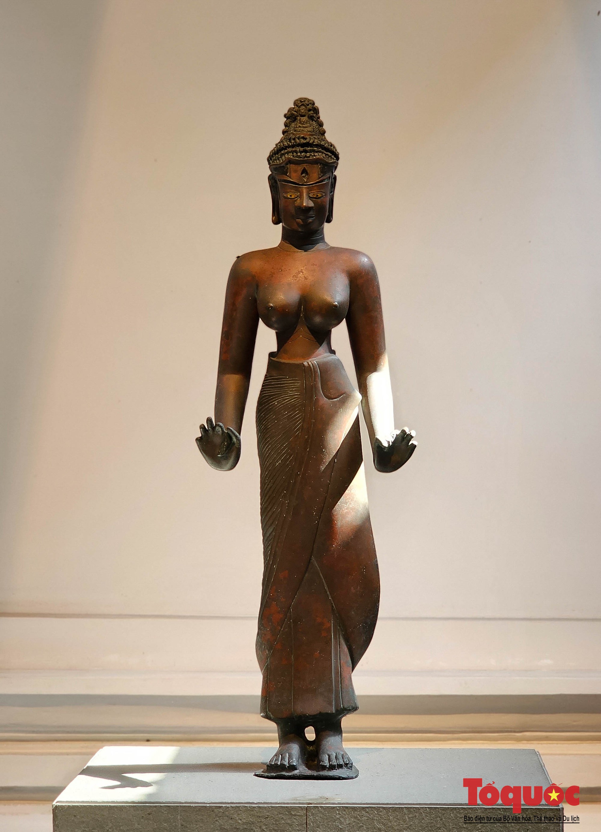 Cận cảnh bảo vật quốc gia tại Bảo tàng Điêu khắc Chăm Đà Nẵng - Ảnh 18.