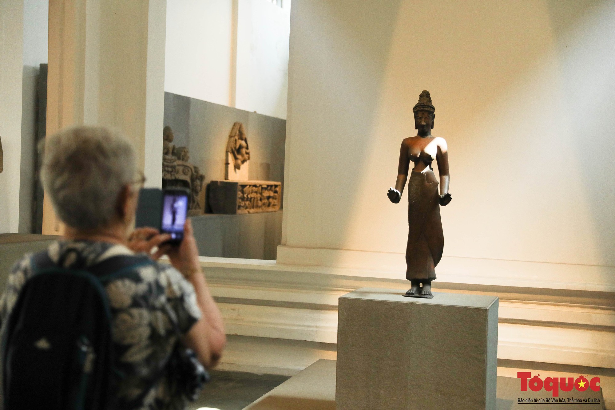 Cận cảnh bảo vật quốc gia tại Bảo tàng Điêu khắc Chăm Đà Nẵng - Ảnh 19.